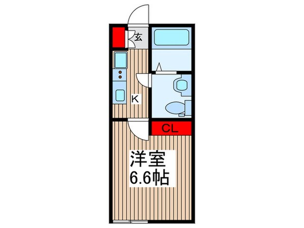 プレジール草加の物件間取画像